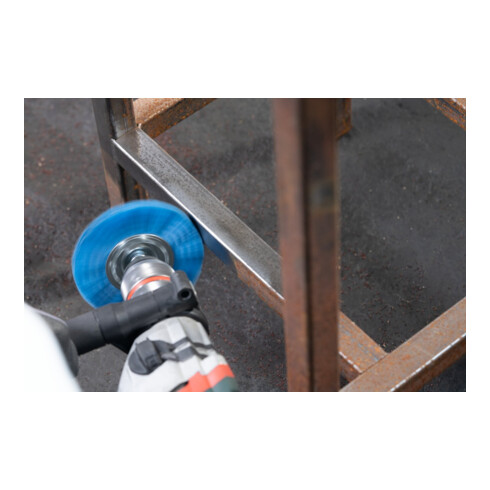 PFERD Spazzola a disco con gambo e filo non ritorto POS RBU 10010/6 BLU 180 UNIVERSAL (1)