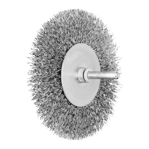 PFERD Spazzola a disco con gambo e filo non ritorto RBU 10015/6 ST 0,30