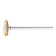 PFERD Spazzola a disco con gambo e filo non ritorto RBU MES 46 0,1 mm