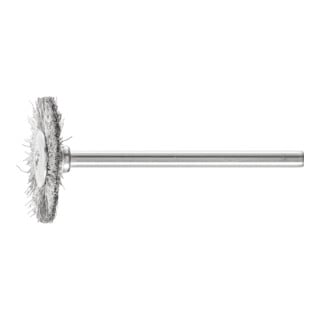PFERD Spazzola a disco con gambo e filo non ritorto RBU 2202/3 INOX 0,10