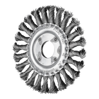 PFERD Spazzola a disco RBG 11512/22,2 ST 0,50 Ø115mm, Spessore del filo 0,5mm STA 12mm 12500min-¹