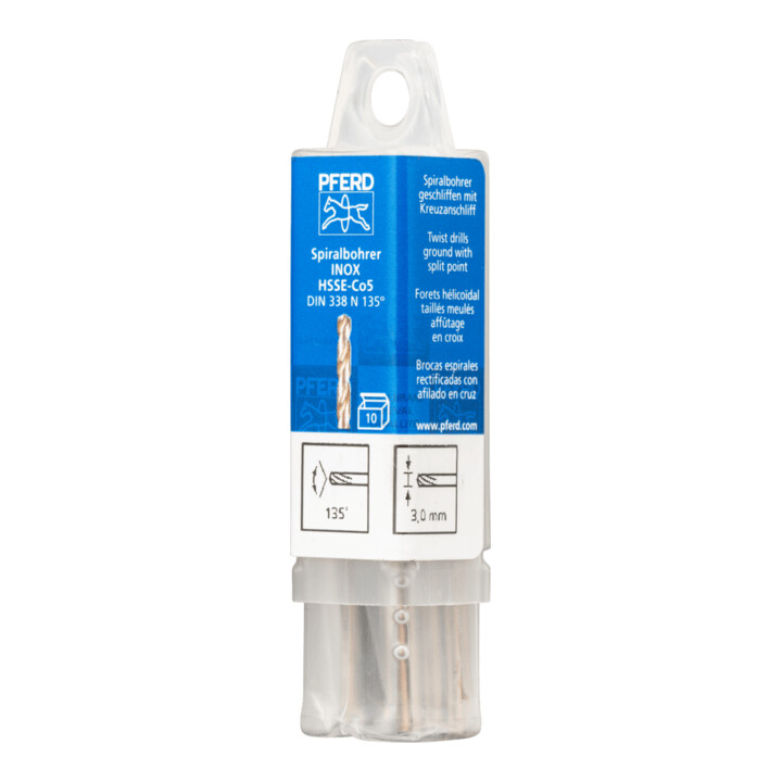 PFERD TOOLS Boor- en verzinkgereedschap SPB DIN 338 HSSE INOX