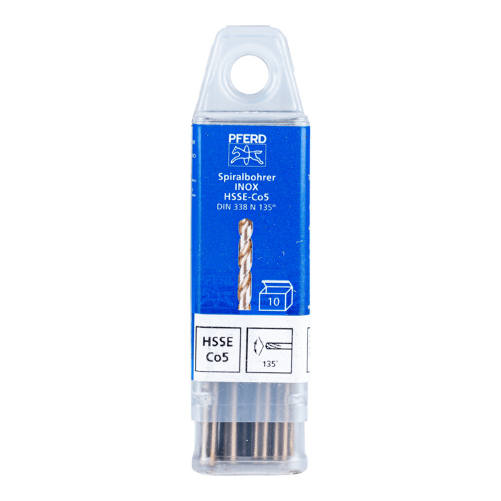 PFERD spiraalboor- SPB DIN 338 HSSE N 4.2 INOX