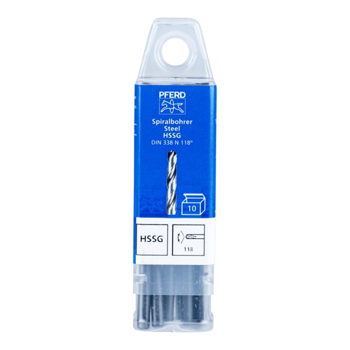 PFERD spiraalboor SPB DIN 338 HSSG N 4.1 STAAL