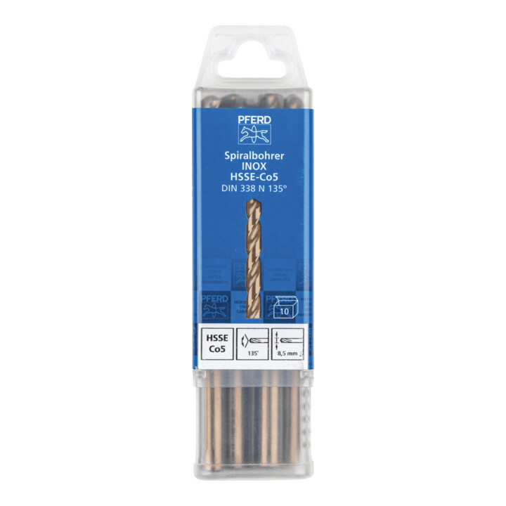 PFERD spiraalboor SPB DIN338 HSSE N 8,5 INOX