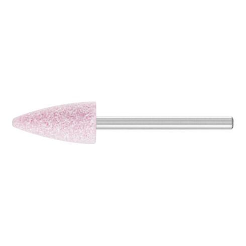 PFERD STEEL EDGE Schleifstift Form B 52 Ø 10x19 mm Schaft-Ø 3 mm A80 für Stahl- und Stahlguss