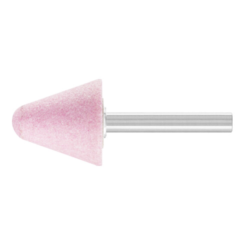 PFERD STEEL EDGE Schleifstift Kegel Ø 25x25 mm Schaft-Ø 6 mm A60 für Stahl- und Stahlguss