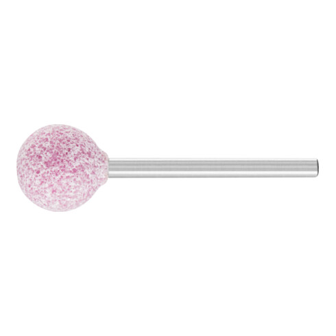 PFERD STEEL EDGE Schleifstift Kugel Ø 13x13 mm Schaft-Ø 3 mm A46 für Stahl- und Stahlguss