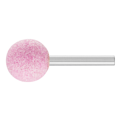 PFERD STEEL EDGE Schleifstift Kugel Ø 25x25 mm Schaft-Ø 6,3 mm A30 für Stahl- und Stahlguss