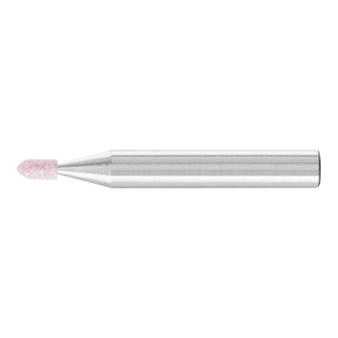 PFERD STEEL EDGE Schleifstift Spitzbogen Ø 3x6 mm Schaft-Ø 6 mm A100 für Stahl- und Stahlguss