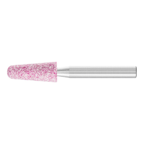 PFERD STEEL Schleifstift Kegel Ø 10x25 mm Schaft-Ø 6 mm A46 für Stahl- und Stahlguss
