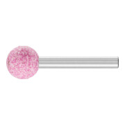 PFERD STEEL Schleifstift Kugel Ø 16x16 mm Schaft-Ø 6 mm A60 für Stahl- und Stahlguss