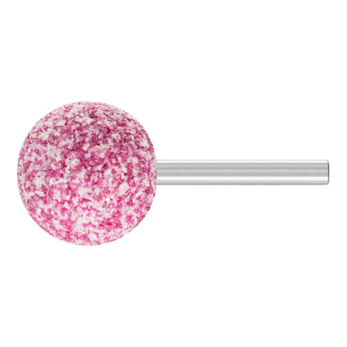 PFERD STEEL Schleifstift Kugel Ø 32x32 mm Schaft-Ø 6 mm A24 für Stahl- und Stahlguss