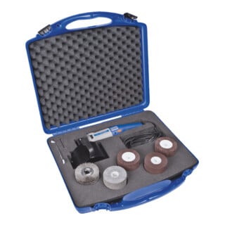 PFERD TOOLS 3-tlg. Walzenschleifer UWER 15/40 230 V im Set mit Lamellenwalzen Ø 100x100 und Zubehör