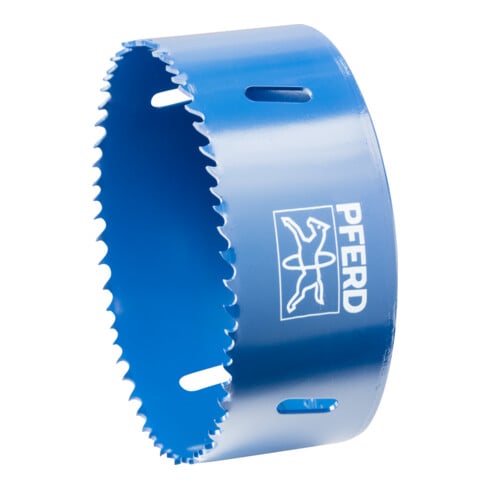 PFERD TOOLS Bi-Metall Lochsäge Co8/M42 Ø 105 mm Schnitttiefe 31 mm für Stahl, Edelstahl, Blech, Holz