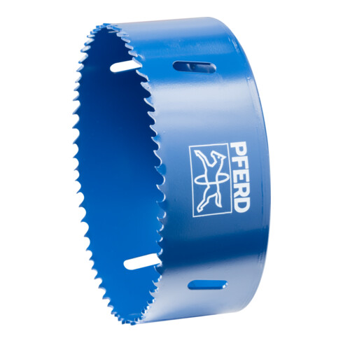 PFERD TOOLS Bi-Metall Lochsäge Co8/M42 Ø 114 mm Schnitttiefe 31 mm für Stahl, Edelstahl, Blech, Holz