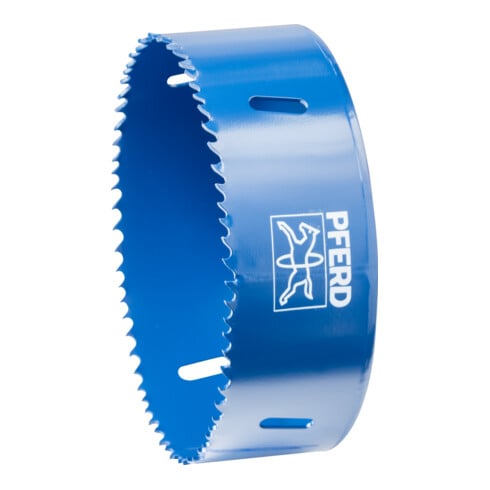 PFERD TOOLS Bi-Metall Lochsäge Co8/M42 Ø 121 mm Schnitttiefe 31 mm für Stahl, Edelstahl, Blech, Holz