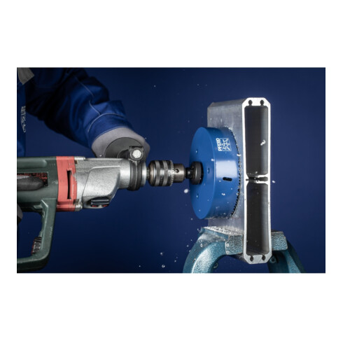 PFERD TOOLS Bi-Metall Lochsäge Co8/M42 Ø 121 mm Schnitttiefe 31 mm für Stahl, Edelstahl, Blech, Holz