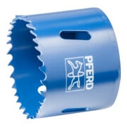 PFERD TOOLS Bi-Metall Lochsäge Co8/M42 Ø 54 mm Schnitttiefe 31 mm für Stahl, Edelstahl, Blech, Holz