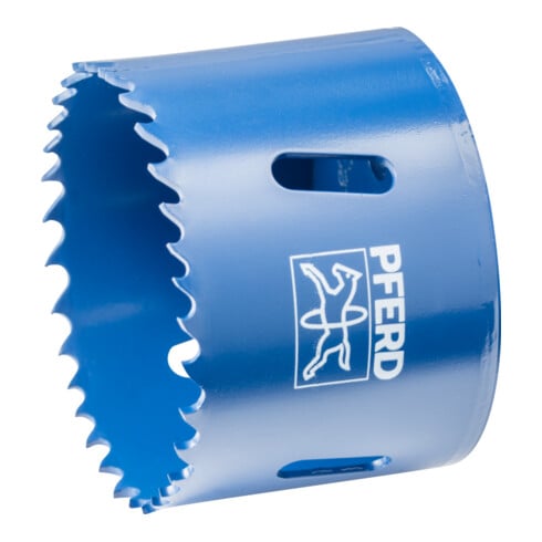 PFERD TOOLS Bi-Metall Lochsäge Co8/M42 Ø 59 mm Schnitttiefe 31 mm für Stahl, Edelstahl, Blech, Holz