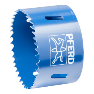 PFERD TOOLS Bi-Metall Lochsäge Co8/M42 Ø 70mm Schnitttiefe 31 mm für Stahl, Edelstahl, Blech, Holz