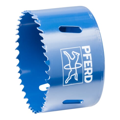 PFERD TOOLS Bi-Metall Lochsäge Co8/M42 Ø 73 mm Schnitttiefe 31 mm für Stahl, Edelstahl, Blech, Holz