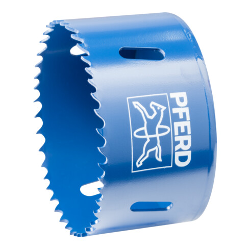 PFERD TOOLS Bi-Metall Lochsäge Co8/M42 Ø 76 mm Schnitttiefe 31 mm für Stahl, Edelstahl, Blech, Holz