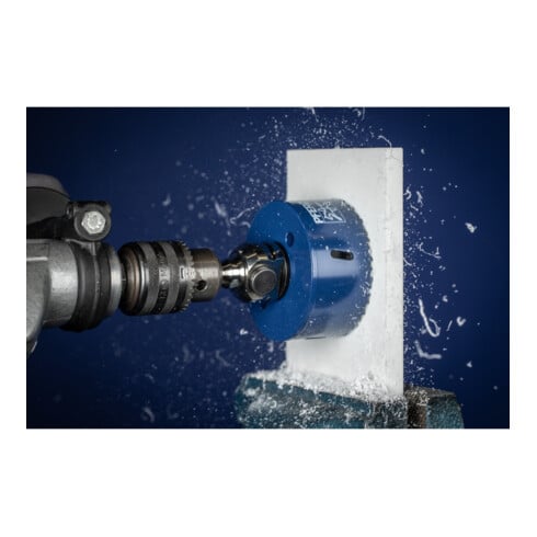 PFERD TOOLS Bi-Metall Lochsäge Co8/M42 Ø 92 mm Schnitttiefe 31 mm für Stahl, Edelstahl, Blech, Holz