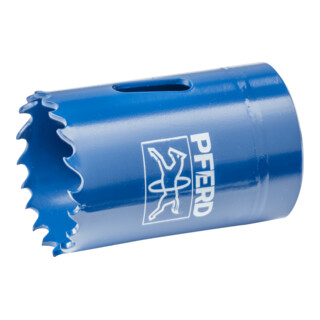 PFERD TOOLS Bi-Metall Lochsäge Co8/M42 Ø 33 mm Schnitttiefe 36 mm für Stahl, Edelstahl, Blech, Holz