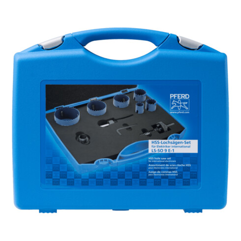 PFERD TOOLS Bi-Metall Lochsägen Set Co8/M42 10-tlg. für Elektriker international