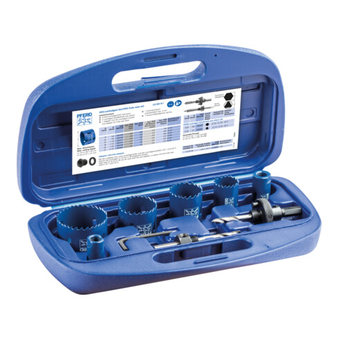 PFERD TOOLS Bi-Metall Lochsägen Set Co8/M42 10-tlg. für Installateure