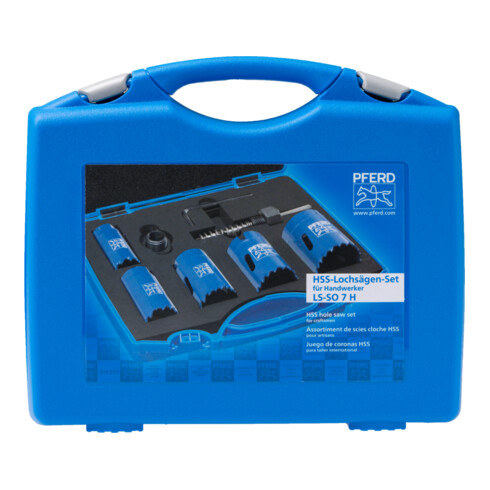 PFERD TOOLS Bi-Metall Lochsägen Set Co8/M42 8-tlg. für Handwerker