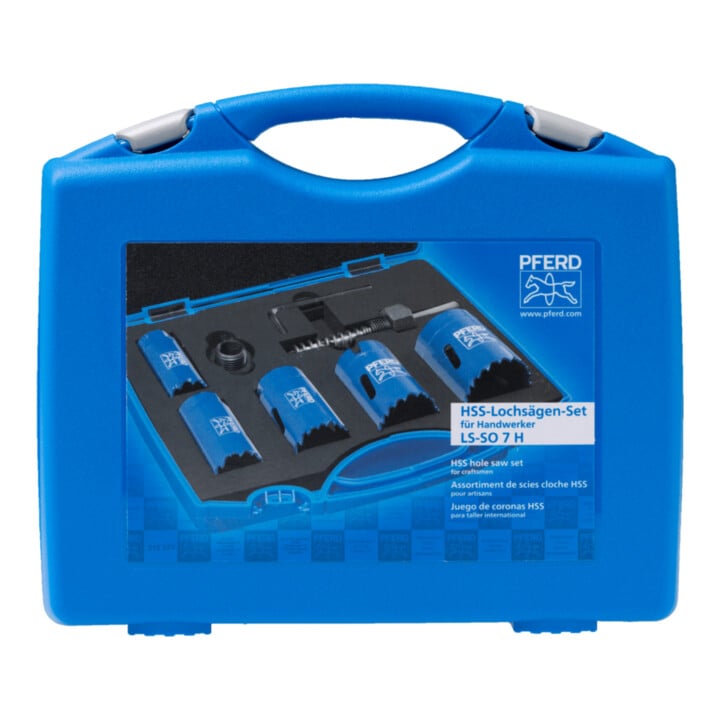 PFERD TOOLS Bi-Metall Lochsägen Set Co8/M42 8-tlg. für Handwerker