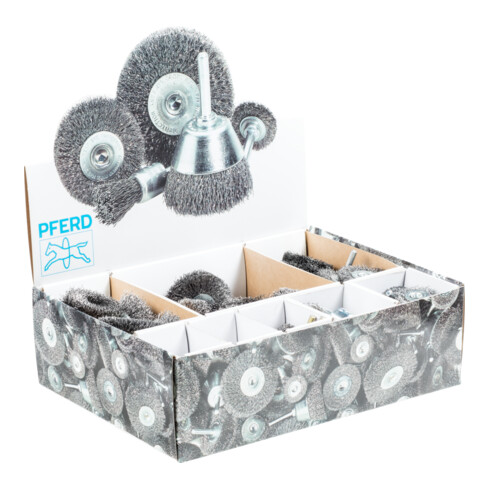 PFERD TOOLS Bürstenset Groß BSO ungezopft Stahl