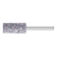 PFERD TOOLS CAST Schleifstift Zylinder Ø 16x32 mm Schaft-Ø 6 mm A30 für Grau-und Sphäroguss