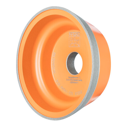 PFERD TOOLS CBN-Schleifscheibe Kunstharz 11V9 PHT 100mm B126 (mittel) Trocken- und Nassschliff