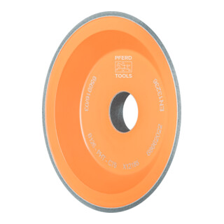PFERD TOOLS CBN-Schleifscheibe Kunstharz 12V9 PHT 100mm B126 (mittel) Trocken- und Nassschliff