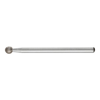 PFERD TOOLS CBN-Schleifstift Kugel Ø 4,0mm Schaft-Ø 3 mm B126 (mittel) zum Gravieren und Entgraten