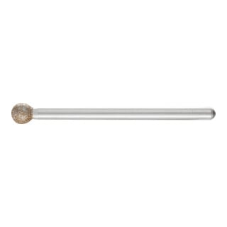 PFERD TOOLS CBN-Schleifstift Kugel Ø 5,0mm Schaft-Ø 3 mm B126 (mittel) zum Gravieren und Entgraten