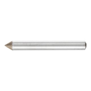PFERD TOOLS CBN-Schleifstift Spitzkegel Ø 6x60° Schaft-Ø 6 mm B64 (fein) zum Anfasen/Entgraten/Senken