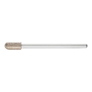 PFERD TOOLS CBN-Schleifstift Walzenrund Ø 5,0mm Schaft-Ø 3 mm B126 (mittel) ideal für den Handeinsatz