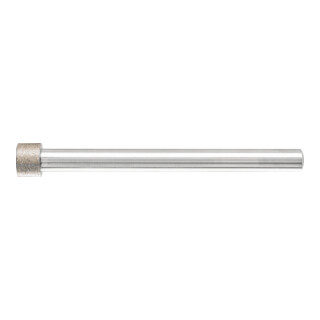 PFERD TOOLS CBN-Schleifstift Zyl. Ø 15,0mm Schaft-Ø 10mm B126 (mit.) zum Schleifen von Bohrungen/Radien