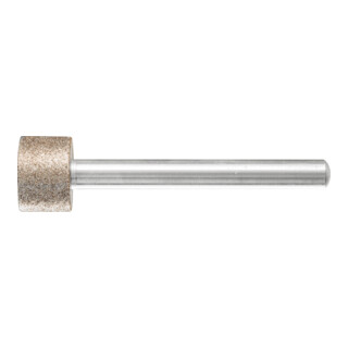 PFERD TOOLS CBN-Schleifstift Zyl. Ø 15,0mm Schaft-Ø 6 mm B126 (mit.) zum Schleifen von Bohrungen/Radien