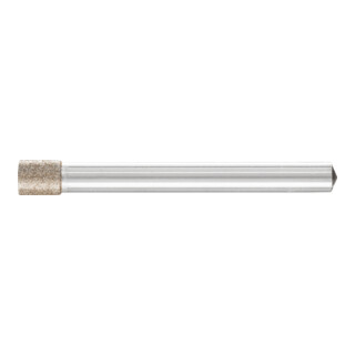 PFERD TOOLS CBN-Schleifstift Zyl. Ø 7,0mm Schaft-Ø 6 mm B126 (mit.) zum Schleifen von Bohrungen/Radien