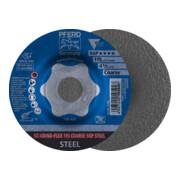 PFERD TOOLS CC-GRIND FLEX Schleifscheibe 115x22,23 mm COARSE Speziallinie SGP STEEL für Stahl