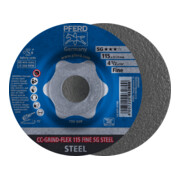 PFERD TOOLS CC-GRIND FLEX Schleifscheibe 115x22,23 mm FINE Leistungslinie SG STEEL für Stahl
