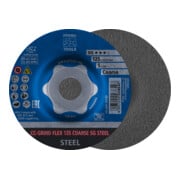 PFERD TOOLS CC-GRIND FLEX Schleifscheibe 125x22,23 mm COARSE Leistungslinie SG STEEL für Stahl