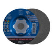 PFERD TOOLS CC-GRIND FLEX Schleifscheibe 125x22,23 mm COARSE Speziallinie SGP STEEL für Stahl