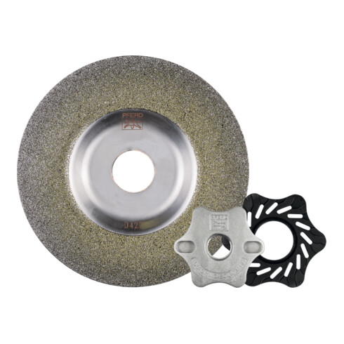 PFERD TOOLS CC-GRIND SOLID DIAMOND 115x22,23 mm D852 (sehr grob) zum Bearbeiten harter Werkstoffe