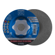PFERD TOOLS CC-GRIND SOLID Schleifscheibe 115x22,23 mm COARSE Leistungslinie SG STEEL für Stahl